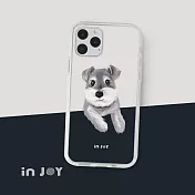 INJOYmall for iPhone 16/15/14/13/12/SE3 系列 迷你雪納瑞 透明防摔手機殼 iPhone 14 Pro (6.1)