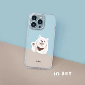 INJOYmall for iPhone 16/15/14/13/12/SE3 系列 笑臉天使薩摩耶犬 透明防摔手機殼 保護殼 iPhone 15 Plus(6.7)