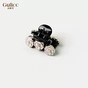 【Gulicc】髮夾 小香風 公主小抓夾 (白色山茶花)