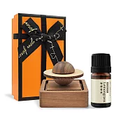 O’Pretty 歐沛媞 原創手作香氛擴香木-胡桃木星球+天然草本精油(任選) 檸檬香茅