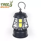 TREEWALKER 復古吊掛胖胖燈(露營燈、吊燈)  黑