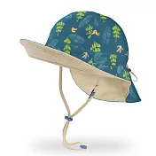 【美國 Sunday Afternoons】兒童 抗UV 可掀式雙面護頸帽 香蕉/樺白