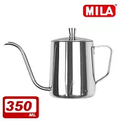 MILA 不鏽鋼手沖壺350ml-銀