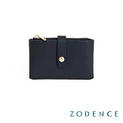ZODENCE MAG進口牛皮多功能零錢包  墨藍