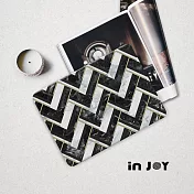 INJOYmall for iPad Air5/Air11/iPad10/iPad11/Pro11 系列 Smart cover皮革平板保護套 附筆槽 大理石款 Air5(外側筆槽)