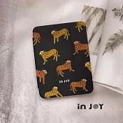 INJOYmall for iPad Pro12.9 2022/Pro13 2024/Air13 系列 Smart cover皮革平板保護套 附筆槽 樂天花豹款 Pro13 2024(外側筆槽)