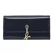 agnes b.agnes b.小b吊飾皮革鎖包- 黑