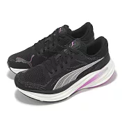 Puma 慢跑鞋 Magnify Nitro 2 Wn 女鞋 黑 紫 氮氣中底 緩衝 回彈 37754019