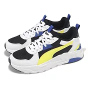Puma 休閒鞋 Trinity Lite JR 大童 女鞋 黑 白 黃 運動鞋 39144314