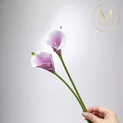 【Floral M】氣質仙女淡紫色海芋仿真花花材 （5入組）