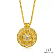 【點睛品】錦織萬貫 鑽石黃金項鍊