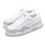 Nike 休閒鞋 W Air Jordan 4 RM 男鞋 女鞋 白 銀 喬丹 AJ4  HQ3441-111