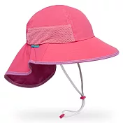 【美國 Sunday Afternoons】兒童 抗UV防潑透氣護頸帽 Kids Play Hat- 熱情粉 S