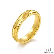 【點睛品】流轉光芒 黃金戒指 _計價黃金(港圍17)