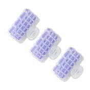 【E.dot】韓式空氣瀏海懶人髮捲 -3入 紫色