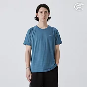 ADISI 男山形緹花消臭快乾圓領上衣 AL2511091 城牆深藍 (M-3XL) M 城牆深藍