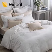 【麗塔寢飾】莫代爾 美規床包 席夢思床包 TWIN XL 96*201cm 白色