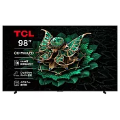 【活動優惠】TCL 98吋 98C7K QD-Mini LED 量子智慧連網液晶顯示器 C7K Google TV 144Hz刷新率 含基本安裝+舊機回收