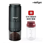 日本NICOH USB不鏽鋼錐刀磨豆機(加贈咖啡計量罐)