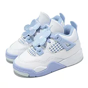 Nike 學步鞋 Jordan 4 Retro TD 小童 Forget Me Not 童鞋 白藍 AJ4 IB8961-100