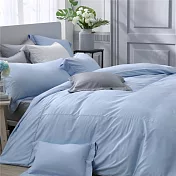 【麗塔寢飾】莫代爾 美規床包 席夢思床包 KING 193*201cm 水藍