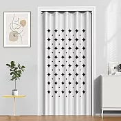 精緻印花打孔長門簾120x200cm送桿子 (風水簾/窗簾/拉簾/隔簾/長門簾/空調門簾) 無 繁星