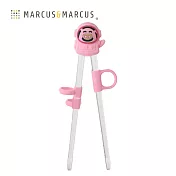 【MARCUS＆MARCUS】動物樂園幼兒訓練學習筷含盒-粉紅豬
