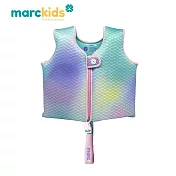 【MARCUS＆MARCUS】Marckids兒童游泳浮力背心(XL)-幻彩