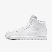 Nike Air Jordan 1 Mid [554724-136] 男 運動休閒鞋 AJ1 中筒 穿搭 白