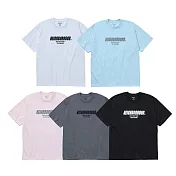 Neighborhood 25S/S NH. Tee SS-1 重影Logo 圓領短袖 251PCNH-ST01 XL 水藍