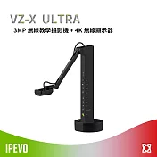 IPEVO VZ-X ULTRA 13MP 無線教學攝影機 + 4K 無線顯示器