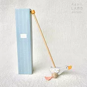 日本 Adnil LAND 一起去散步吧!天鵝寶寶木頭推車