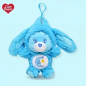 【Care Bears】美國彩虹熊愛心熊長耳兔系列正版授權毛絨玩偶吊飾(女兒女友生日交換聖誕禮物) 湖水藍