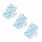 【E.dot】韓式空氣瀏海懶人髮捲 -3入2包(共6入) 藍色
