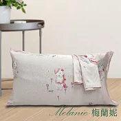【Lily Royal皇家百合】60支天絲枕頭套一對2入組 無 Melanie-梅蘭妮