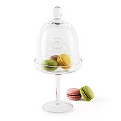 《EXCELSA》Finequality附蓋玻璃點心架 | 甜點架 點心架 玻璃蛋糕罩