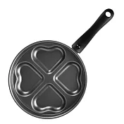《EXCELSA》4格不沾平底鍋(心型25.5cm) | 平煎鍋 多格平底鍋 心型煎鍋 造型煎鍋