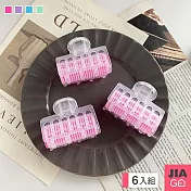 JIAGO 空氣瀏海捲髮器-6入 粉色