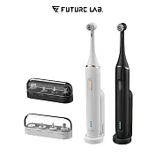 【FUTURE LAB. 未來實驗室】Ultraclean 電動旋轉潔牙組-2入組(黑+白)