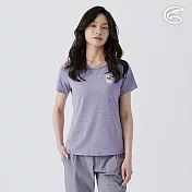 ADISI 女WINCOOL涼感乾爽機能圓領T AL2511108 粉紫 (S-3XL) S 粉紫