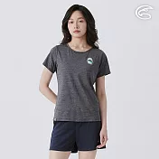 ADISI 女WINCOOL涼感乾爽機能圓領T AL2511108 深灰 (S-3XL) S 深灰