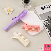 JIAGO 兩用髮根蓬鬆夾(梳子+蓬鬆夾)  粉色