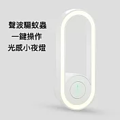 西歐科技光感超聲波除蚊除蹣夜燈 買一送一