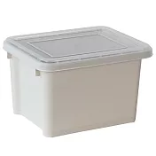 【SHUTER 樹德】塔塔家置物箱 7.5L 暖米灰/淺黛綠 3個入 /組 HA-2328K 暖米灰