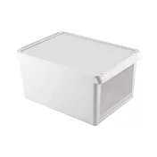 【SHUTER 樹德】小屋子整理箱 13L 白色/霧透/黑/白 3個入 /組 DB-13 白色