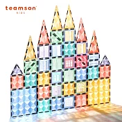 【美國 Teamson】奇幻水晶鑽石磁力片車子豪華組-100psc