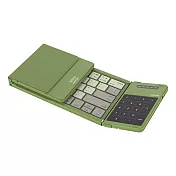 NILLKIN 魔方口袋鍵盤 摺疊鍵盤 便攜鍵盤 注音 倉頡 -綠色(純英文版)