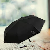 大傘面全遮光黑膠布自動摺疊傘-27吋-1支 神秘黑