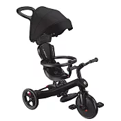 【GLOBBER 哥輪步】法國 GLOBBER 4合1 Trike多功能3輪推車but聯名奶油系列--多色任選(手推車、3輪腳踏車、嬰兒推車) 哈雷黑