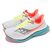 Saucony 競速跑鞋 Endorphin Speed 5 男鞋 白 藍橘 緩震 尼龍板 索康尼 S2100797 26cm WHITE/MUTANT